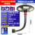 太阳能户外灯小区景观高杆飞碟路灯4米公园庭院超亮别墅照明灯具 升级款6000w带弯臂+五面发光+进
