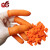 世霸 SHIBA 加厚防滑指套护指耐磨乳胶橡胶防护点钞保护工业劳保一次性手指头套 防滑手指套橙色300只 混码