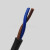 国标铜RVV护套线2二3三芯4四五芯2.5 46 10 16平方电缆电源电线 2芯16平方(1米)