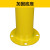 U型M型双层钢管防撞护栏道路防护固定U型加油站停车位桩隔离警示 M双76*1500*600*1.5黑黄