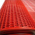 3G 蜂窝一次成型防滑垫 脚垫 厚5mm*宽0.9m*长15m 红色 企业定制