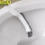 京洲实邦【白色刷子单个装】卫生间清洁长柄去死角马桶刷JZSB-9790B