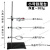 定制大铁架台实验室高40600cm厘米多功能加厚国标全套不锈钢方座 普通铁架台60cm