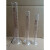 PLJ 量出式量筒玻璃量筒刻度量筒六角玻璃量筒;500ml 1盒（2个）定制
