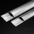 海斯迪克 铝合金线槽半弧形 金属防踩线槽 地板地面穿线金属线槽 长1m (5号) HKHE-012