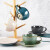 【玉泉】 韩式手绘陶瓷咖啡杯套装 欧式简约复古出口水杯子咖啡杯 K079绿色