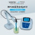 SANXIN APERA MP513MP515台式电导率测试仪纯水水质分析仪EC电阻率 DJS-0.1-M纯水电导电极 