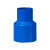 联塑（LESSO）异径套(PVC-U给水配件)蓝色 dn63X25