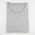 海斯迪克 企业定制短袖工作服 60支棉T恤文化衫广告衫团队服志愿者服 灰色 L码 