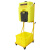 者也 推车式洗眼器 一套 黄色可移动便携式工业紧急洗眼桶 53L