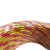 特变电缆 铜芯聚氯乙烯绝缘绞型连接用C级阻燃软电线 红色+黄色 导体结构56/0.15 300米
