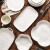 绒诺业兴餐具套装顺祥新款北欧风创意浮雕家用陶瓷餐具组合白瓷饭碗盘子套 4.5英寸味碟 0头