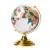 忆往昔创意家居水晶球地球仪玩具 彩色中文家居办公室装饰品摆件 小号（高9cm)