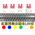 整盘 贴片发光二极管  0805 贴片LED灯珠高亮 红绿蓝白黄紫 双色 0805暖白色一盘3000个