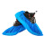 塑料鞋套批发100只CPE加厚下雨天防水防滑室内一次性鞋套 蓝色 3.0克cpe鞋套常规款