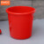 京洲实邦  加厚洗衣塑料水桶手提装水大红色塑料桶盆桶B 蓝色 15L32*30cm