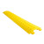 百舸 PVC黄色小线槽减速带 室内过线槽 橡胶减速带线槽 舞台铺线板 1000*130*20mm