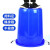 亚润  加厚储水用带盖大号白塑料桶圆桶困水大桶垃圾桶 蓝色380L桶装水约420斤(带盖)