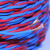 中迈 电线电缆 RVS2*2.5平方2芯铜芯双绞软线 100米 红/蓝