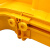 纽鲨 光纤走线槽道尾纤槽PVC阻燃塑料黄色机房机柜跳线下纤机房光缆综合布线 光纤槽道 120*100 