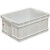 白色塑料箱周转箱长方形级加厚塑胶箱养鱼养龟箱收纳盒储物箱 F320箱(外径:350*265*120) 白色不带盖（级PE料）