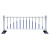 上陶鲸市政道路护栏城市公路隔离栏杆锌钢围栏交通设施马路防撞护栏安装高度0.6米*3.08米宽/套