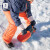 迪卡侬雪橇成人儿童简易雪地软雪橇便携小型WEDZE5橘红色-4010920