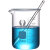 兰诗（LAUTEE）SY2003 高硼硅玻璃烧杯 耐高温  刻度杯化学实验烧杯 400mL（2个）