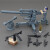 定制乐高二战军事人仔德军苏军重武器机枪榴弹炮反坦克炮装备包小玩具 10077-2如图