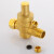 海斯迪克 HKC-7 水管调压式黄铜减压阀 自来水铜阀稳压阀 DN15（双滑帽/双内丝） 