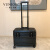 VUNIQSON品牌全铝镁合金拉杆箱摄影行李箱男女登机旅行机长相机箱21英寸22 全铝版-亮面红 17英寸