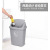 笙本HITURBO塑料垃圾桶商用摇盖式创意卫生间办公室大号北欧简约带盖纸篓 金色 30L带盖