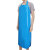 者也 30丝围裙+袖套 蓝色TPU耐酸碱防水防油水产加工屠宰厨房罩衣