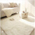 蓓燕卧室地毯满铺毯厚家用客厅茶几长方形长毛绒定制 短毛粉色 1.2x1.6米