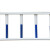 海斯迪克 市政护栏交通隔离护栏 锌钢安全防撞活动护栏 80CM高护栏（1立柱+3米护栏）HKCX-133