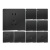 GJIROL 国际电工 86型家用墙壁式开关插座大板黑色一开五孔插座面板 五孔+USB 50-440V 