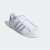 阿迪达斯 （adidas）三叶草 SUPERSTAR 女子金标金条纹贝壳头时尚运动休闲板鞋FX7483 白淡蓝/H05645 36.5 (225mm)