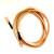 高压临时接地线延长线透明PVC护套铜绞线压好铜端子的大电流线5米 2.5方线5米含端子