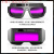 初构想电焊自动强光变光烧电焊防眼镜焊工防护护目镜 016变光眼镜+20护片+眼镜盒