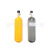呼吸器钢瓶通用 30MPa压缩空气 空气呼吸器气瓶钢瓶 钢材质 碳纤维气瓶6.8L