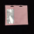 谋福 坚果包装袋 镀铝袋 首饰礼品密封袋 9*16cm*颜色*粉色16丝（100个装）