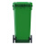 科力邦（Kelibang) 户外垃圾桶 大号加厚120L分类垃圾桶 厨余垃圾 绿色 KB1048（1个）