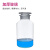 垒固 玻璃磨口瓶 透明大口试剂瓶 分装瓶 溶液瓶盒装 透明大口60ml,4个