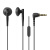 铁三角（Audio-technica） C200IS 半入耳 手机通用 线控耳麦耳机 灰黑色