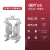气动隔膜泵PPL工程塑料铝合金QBYK-25/40耐腐蚀耐酸碱不锈钢铸铁 QBY50铝合金＋特氟龙