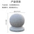 禹盛吉工石球路障挡车石大理石圆球直径40cm（不含卸货）-单位：个-40个起批-5天发货