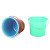 兰诗 DA2160 塑料水桶手提桶加厚水桶 口径35.5*高31cm约20升有盖水桶5个装红色