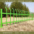 锌钢铁艺庭院围挡草坪护栏花园围墙30厘米40厘米50厘米政绿化带栏 50厘米白色防爬型
