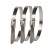 伊莱科（ELECALL）AD-G不锈钢扎带 304材质 自锁式 10*750 灰色 100支
