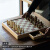 热奥儿童初学者实木质象棋比赛专用创意chess西洋棋棋子便携 大号(40cm*40cm)